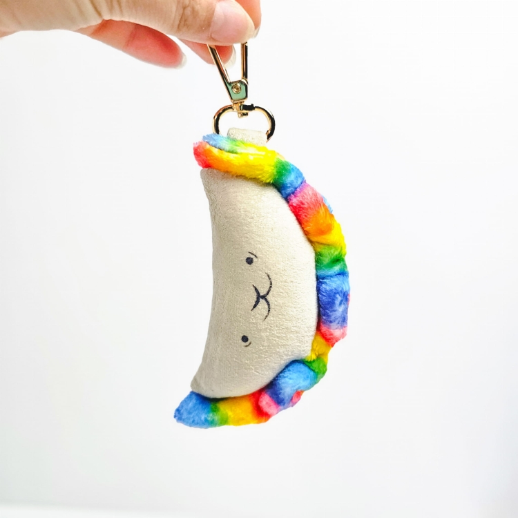 Brelok pieróg pierogi tęczowy
